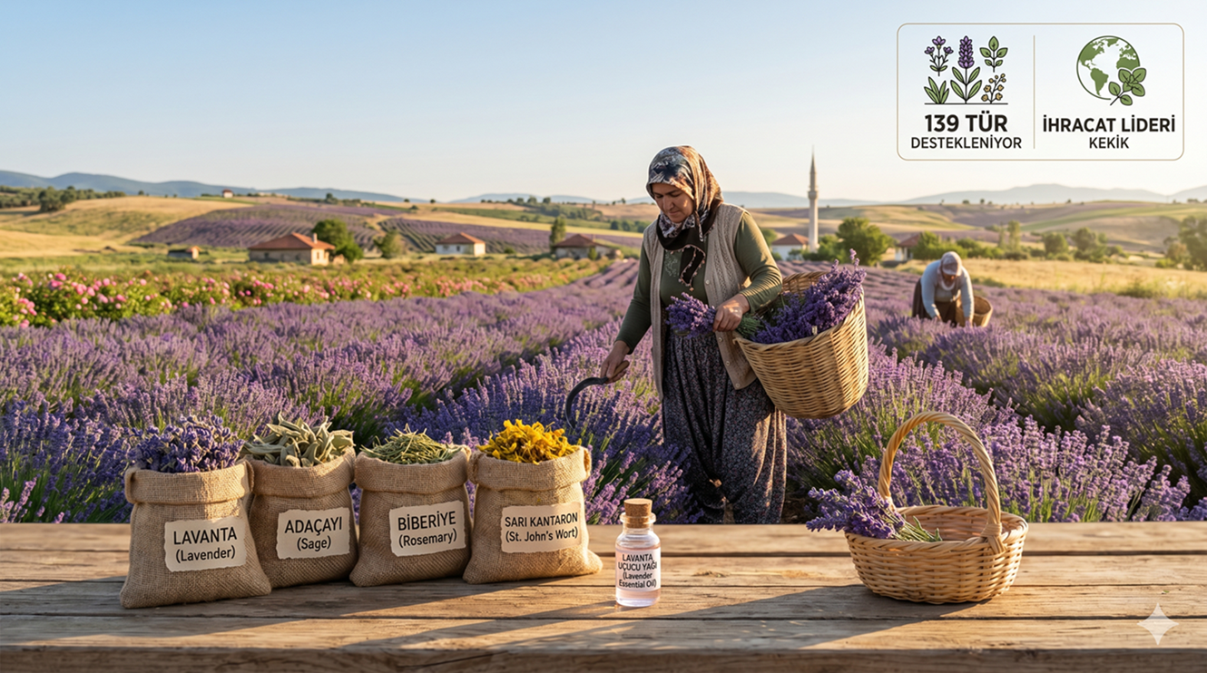 Türkiye'de Tıbbi ve Aromatik Bitkiler: 2026'nın En Karlı Tarım Alanı Rehberi