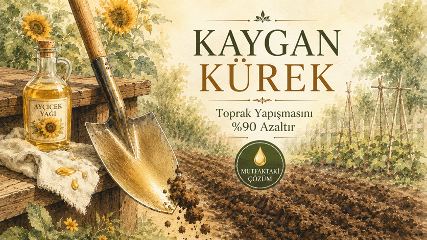 Küreğin Parlak Sırrı: Toprak Yapışmasını Engelleme