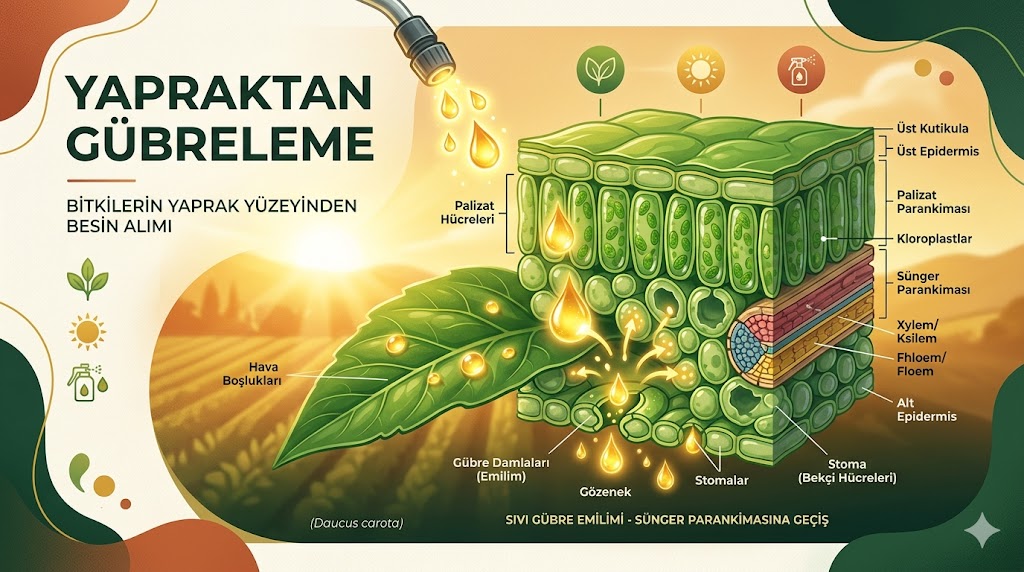 Yapraktan Gübreleme: Toprak Kilitlendiğinde Bitkinizi Kurtaracak Hızlı Müdahale Yöntemi