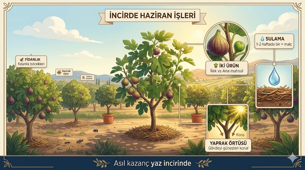 İncirde Haziran Ayı: Asıl Ürünü (Ana Mahsul) Belirleyen Kritik Dönem