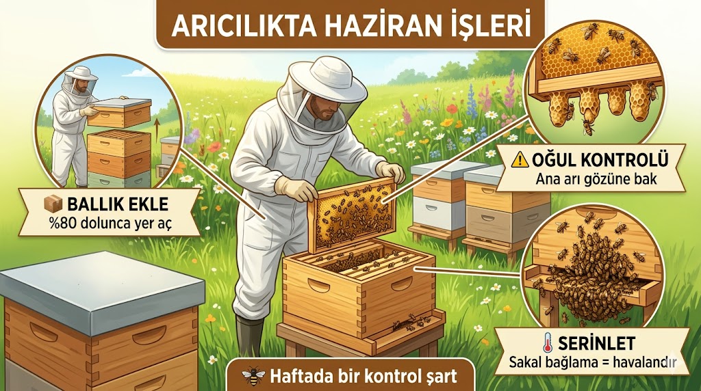 Arıcılıkta Haziran Ayı: Bal Hasadını Belirleyen Kritik Dönem